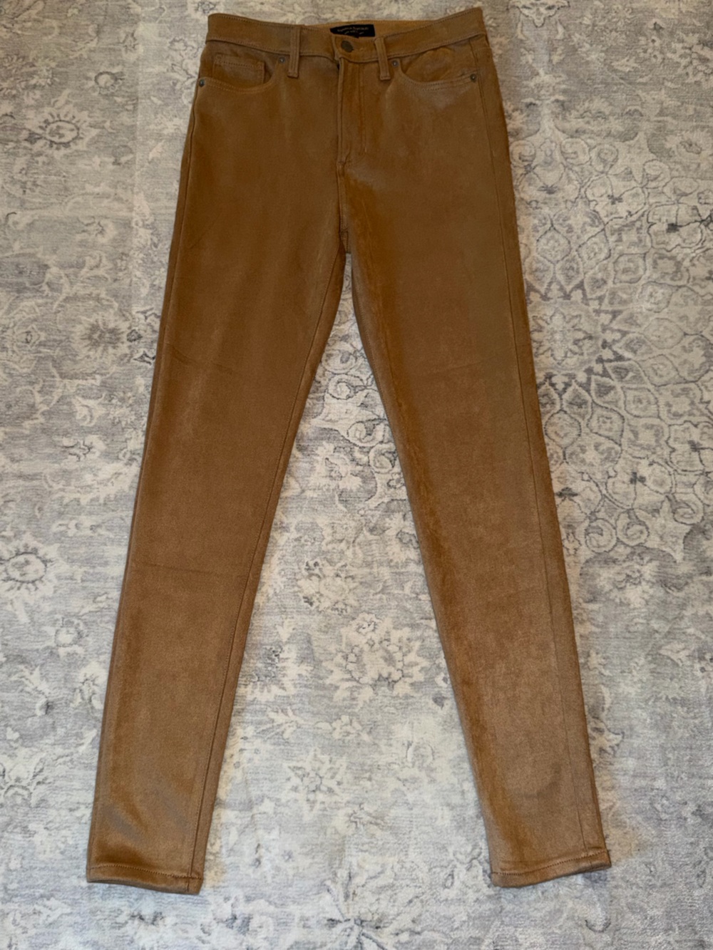 Banana Republic Faux-Leather Skinny Pants in Brown